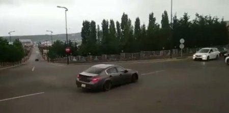 Qusarda “İnfiniti” avtomobili ilə xuliqanlıq edən kimdir?