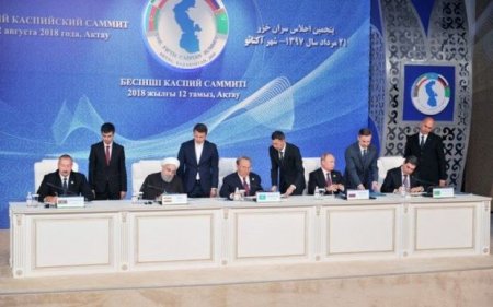 Xəzərin hüquqi statusu haqqında Konvensiya imzalandı