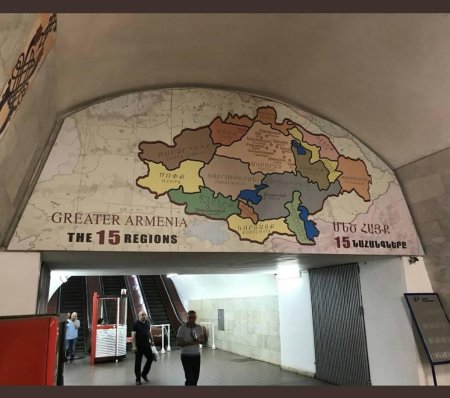 İrəvanda şok xəritə: bu ölkələrin işğalı planlaşdırılır