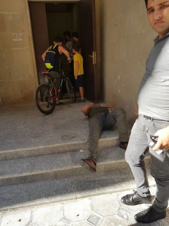 Bakıda ərəblərin olduğu lift qırılaraq yerə çırpıldı