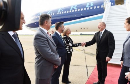 İlham Əliyev Xorvatiyada rəsmi səfərdədir