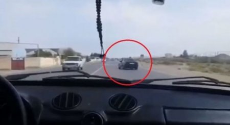 Azərbaycanda sürücü öz ölümünü kameraya çəkdi