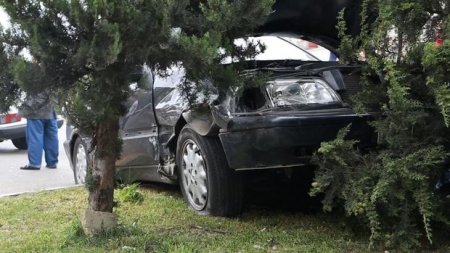 Bakıda avtomobil qəza törətdi