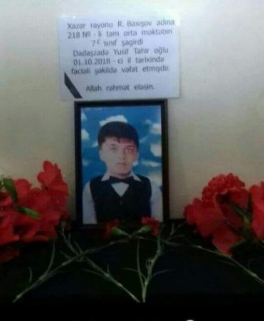 SON DƏQİQƏ: Dəhşətli qəzada ölən 13 yaşlı Yusifin anası intihar etdi