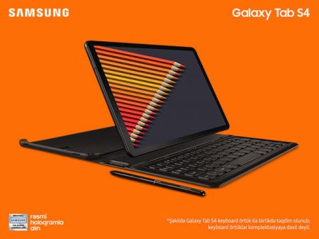 Yeni “Samsung Galaxy Tab S4” – planşetlə daha geniş imkanlar