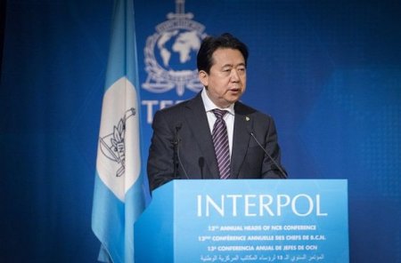 İnterpol prezidenti istefa verdi