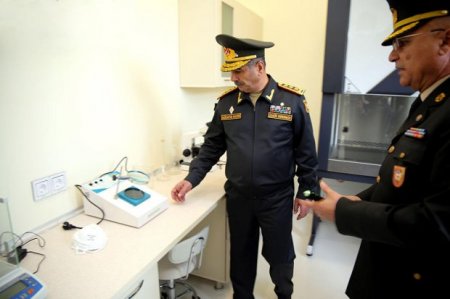 Zakir Həsənov Hərbi Baytarlıq Laboratoriyasının açılışında