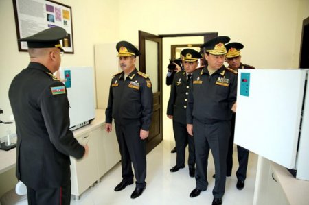 Zakir Həsənov Hərbi Baytarlıq Laboratoriyasının açılışında
