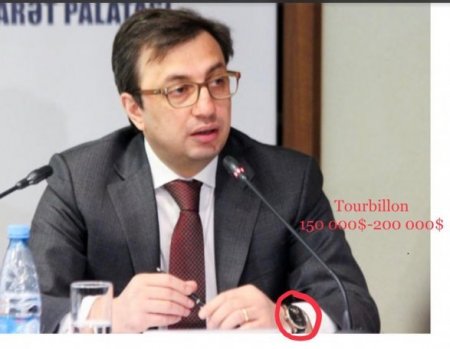 Milyonlarla dollar dövlət məmurunun... qolunda