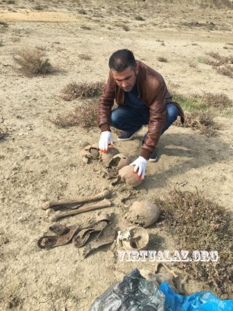 Müşfiqə aid olduğu ehtimal edilən qalıqlar çıxarıldı