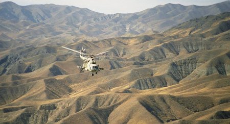 Əfqanıstanda hərbi helikopter qəzaya uğradı