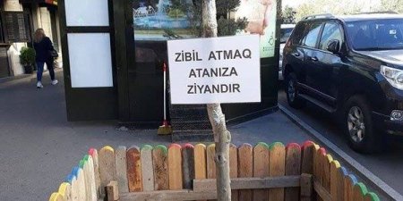 “Zibil atmaq atanıza ziyandır”, yaxud Bakı sakinlərinin “zibil kreativi”