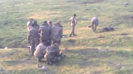 Aprel savaşında şəhidlərimizin düşməndən alınması səhnəsi görüntüləndi
