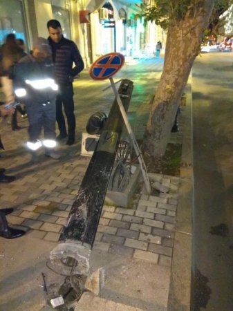 Bakının mərkəzində yol qəzası baş verdi, 7 svetofor sıradan çıxdı