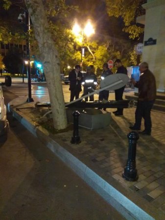Bakının mərkəzində yol qəzası baş verdi, 7 svetofor sıradan çıxdı