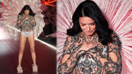 Adriana Lima PODİUMU AĞLAYARAQ TƏRK ETDİ