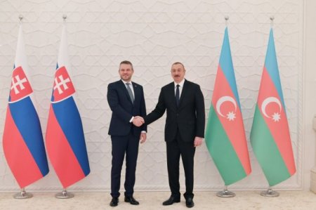 Azərbaycan Prezidenti və Slovakiya Baş nazirinin geniş tərkibdə görüşü
