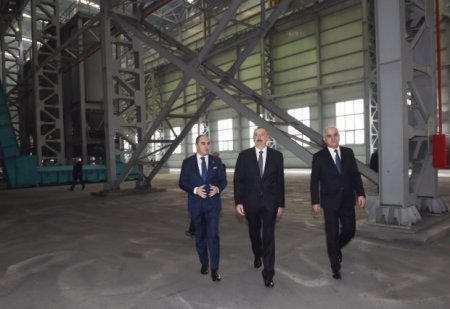 Prezident Sumqayıtda daha bir zavodun açılışını etdi