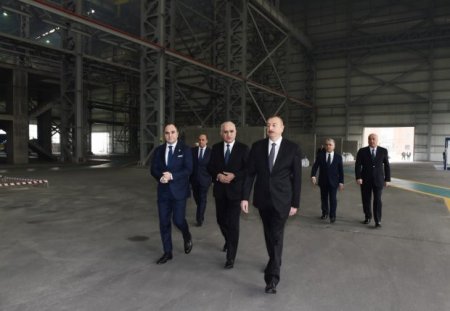 Prezident Sumqayıtda daha bir zavodun açılışını etdi