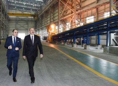 Prezident Sumqayıtda daha bir zavodun açılışını etdi