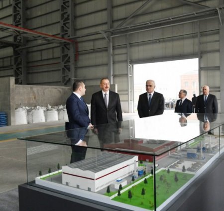 Prezident Sumqayıtda daha bir zavodun açılışını etdi