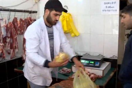 Bakının ət bazarında rəqabət: qiymət 9 manata düşdü