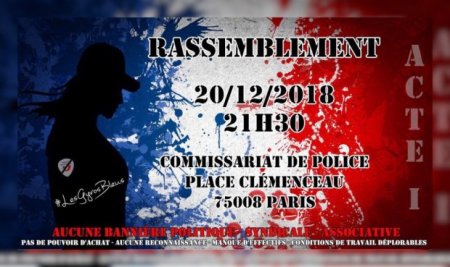Paris şokda: Polislər də “Sarı jiletlilər”in aksiyasına qoşulur