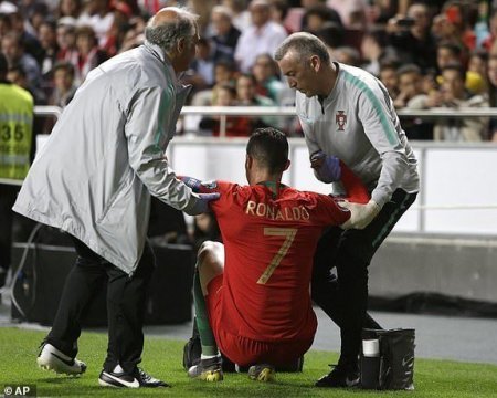 Messidən sonra Ronaldu da zədələndi 