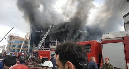 Bakıda dəhşətli yanğın: zəhərlənənlər var