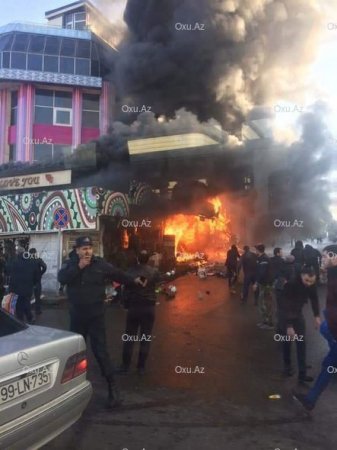 Bakıda dəhşətli yanğın: zəhərlənənlər var