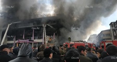 Bakıda dəhşətli yanğın: zəhərlənənlər var