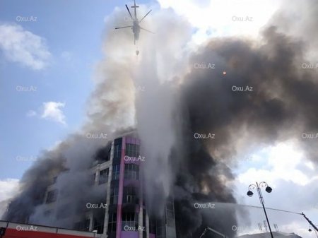Bakıda dəhşətli yanğın: zəhərlənənlər var