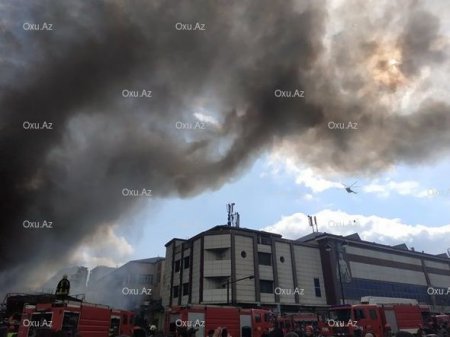 Bakıda dəhşətli yanğın: zəhərlənənlər var