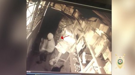 Bakıda aptek oğrularını videokameraların köməyi ilə müəyyənləşdirib tutdular