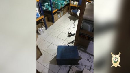 Bakıda aptek oğrularını videokameraların köməyi ilə müəyyənləşdirib tutdular